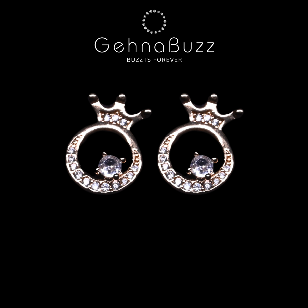 GehnaBuzz Princess Crown Earring