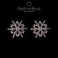 GehnaBuzz Crystal Snowflakes Earring