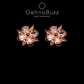 GehnaBuzz Glimmering Glitters Floral Earring