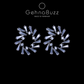 GehnaBuzz Ethnic Spiral Glass Earring