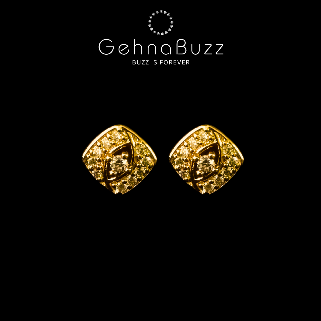 GehnaBuzz Stylish Square Cut Earrings